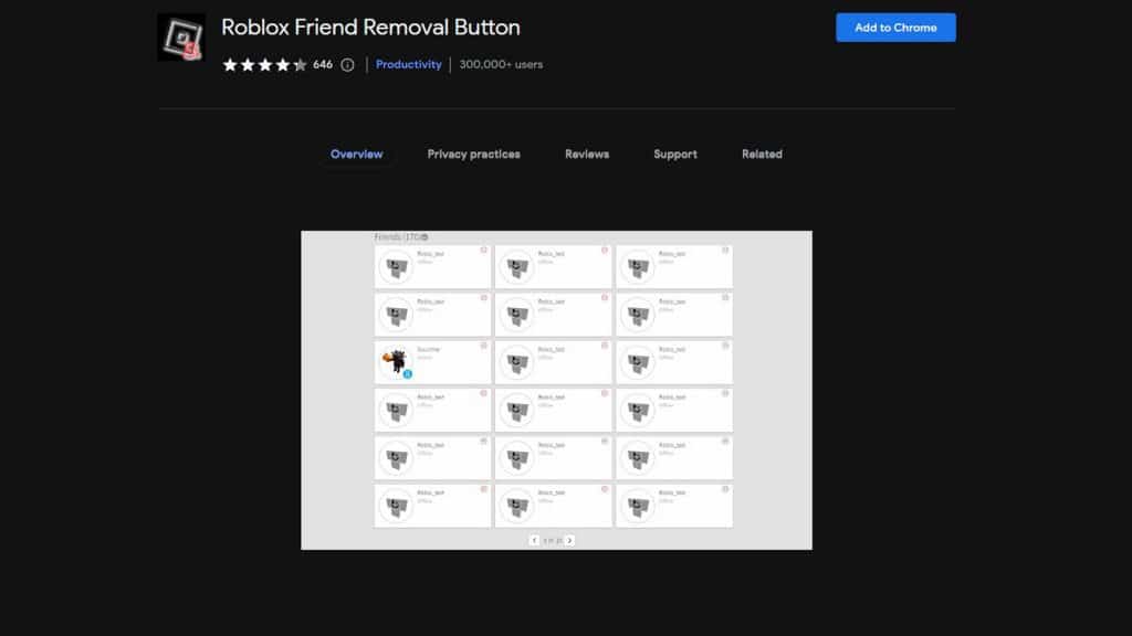 How To Remove All Friends on Roblox