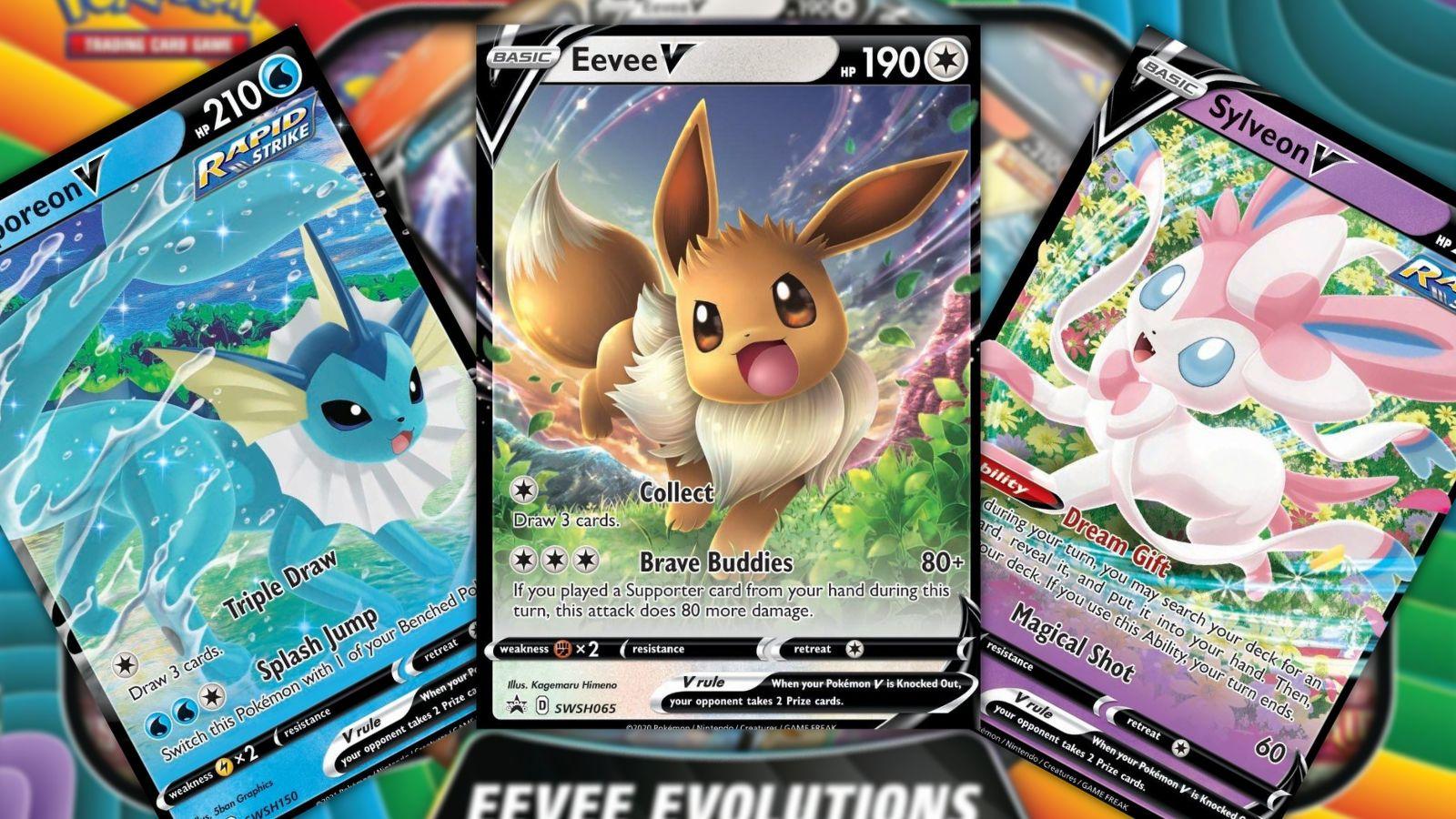 .com: pokemon card eevee evolution  Cool pokemon cards, Pokemon cards,  Pokemon