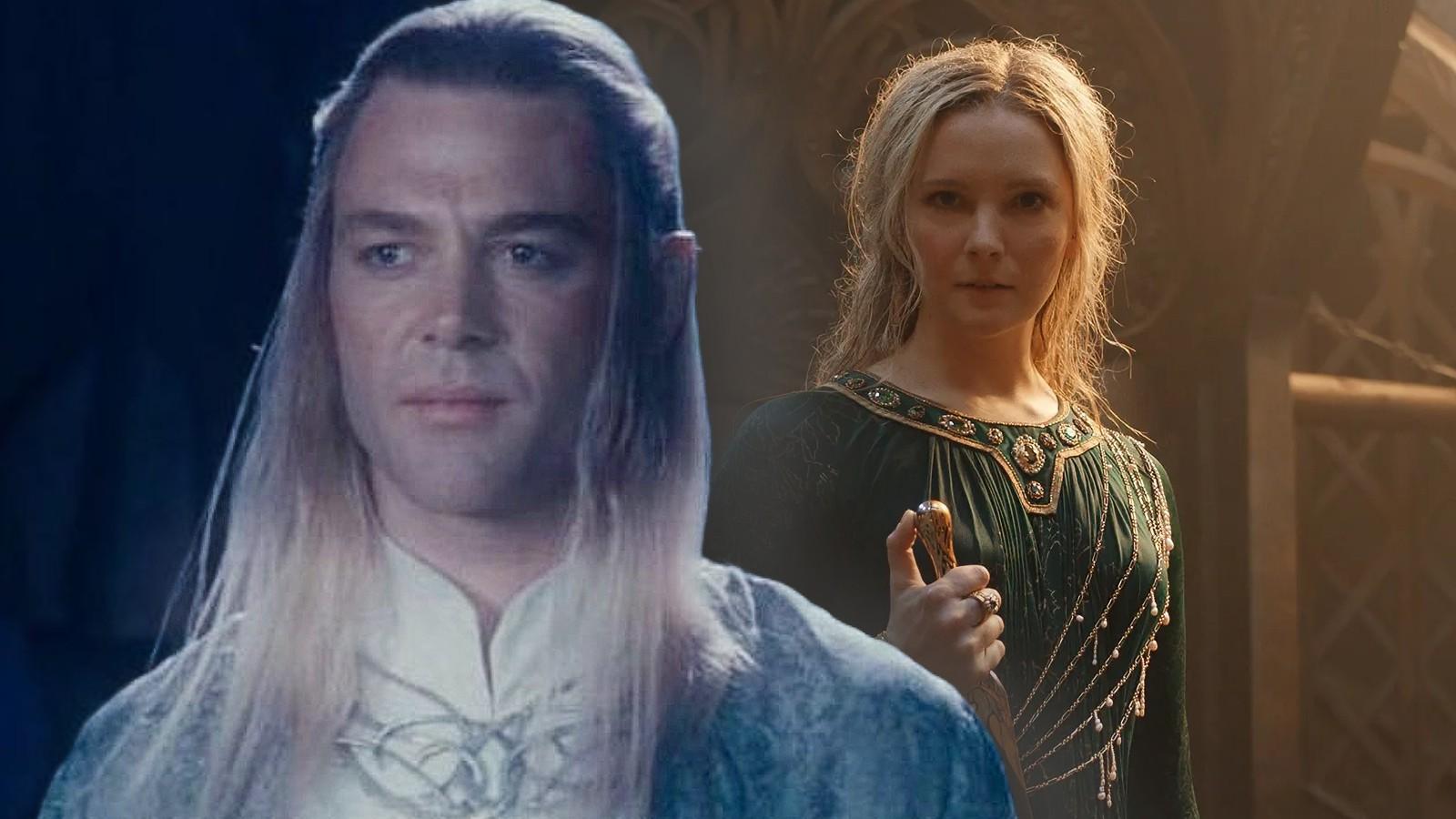 Celeborn in Lord of the Rings and Galadriel in Rings of Power