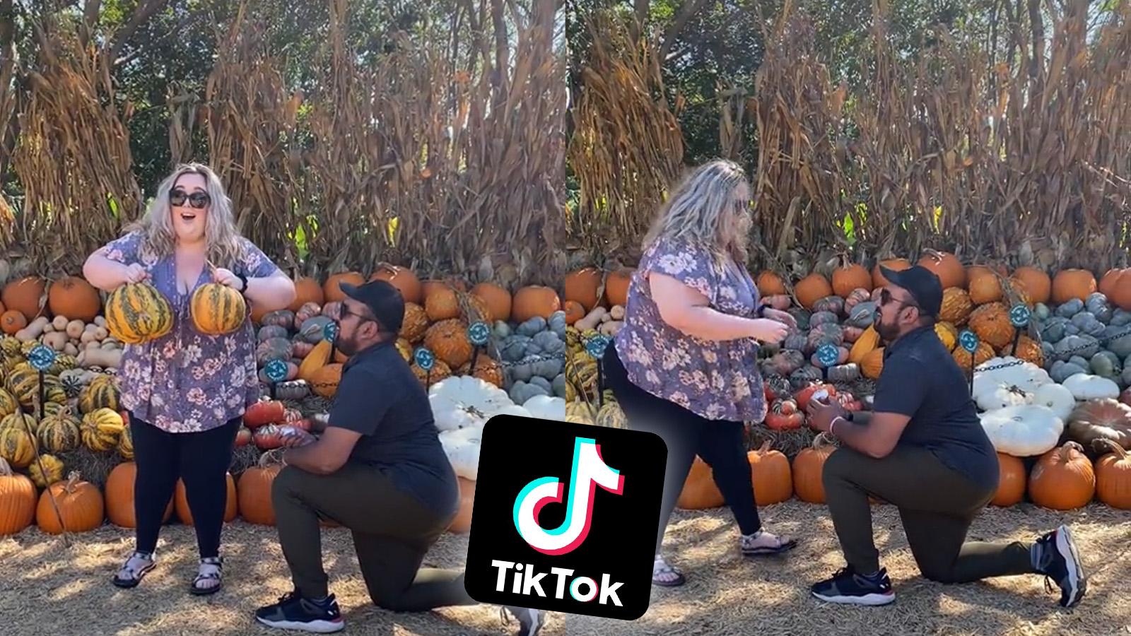 Tiktoker Goes Viral With “pumpkin Boobs” Wedding Proposal Video Dexerto