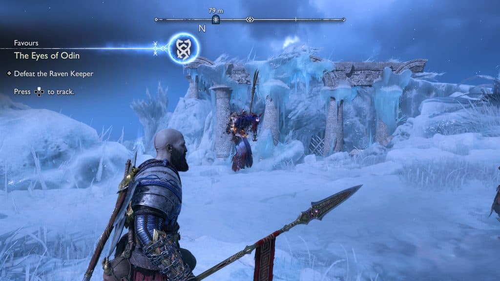 God of War Eyes of Odin Raven locations