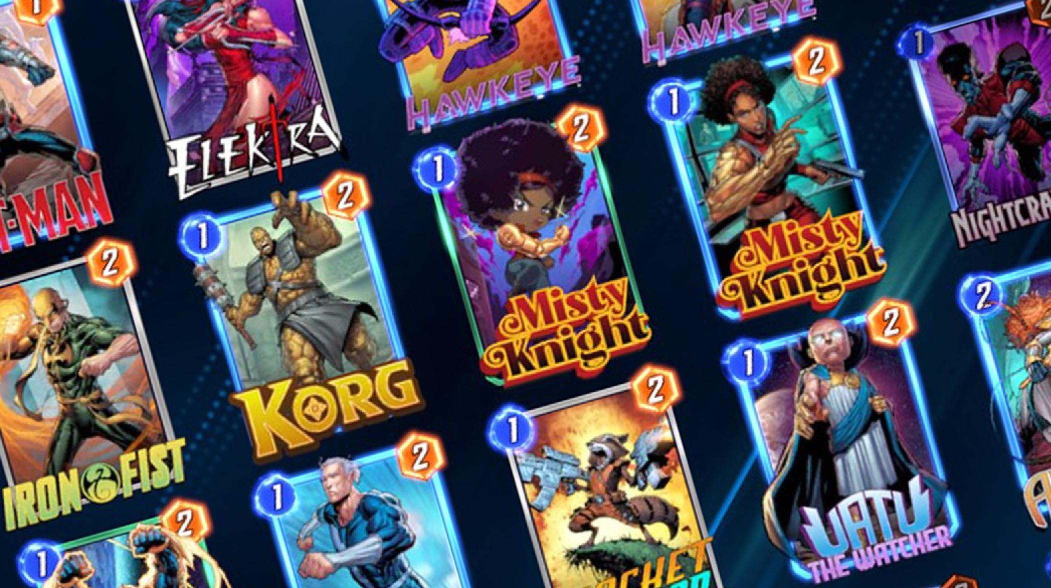 All cards available in Marvel Snap at launch - Dot Esports