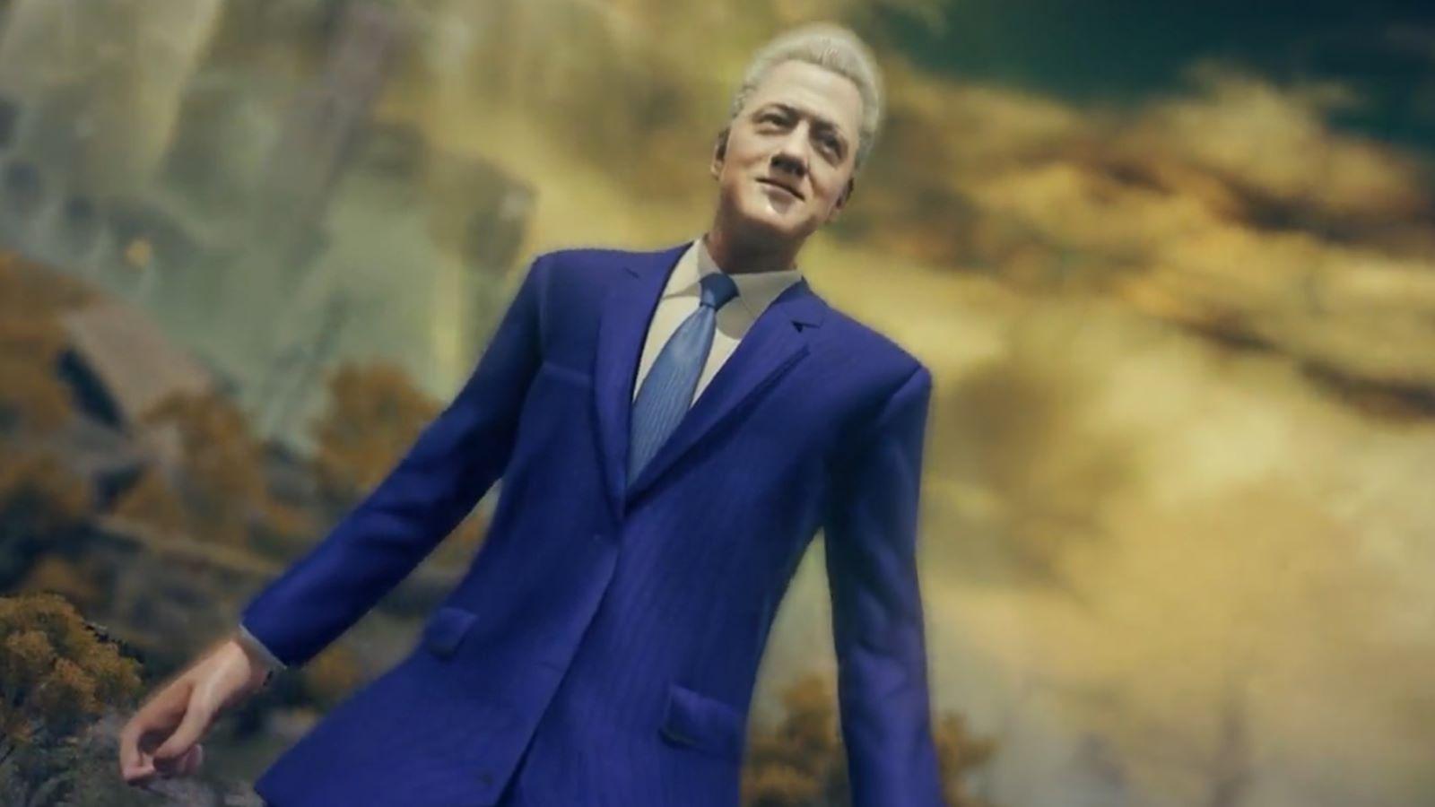Fan mods Bill Clinton into Elden Ring after The Game Awards 2022 stage  invasion