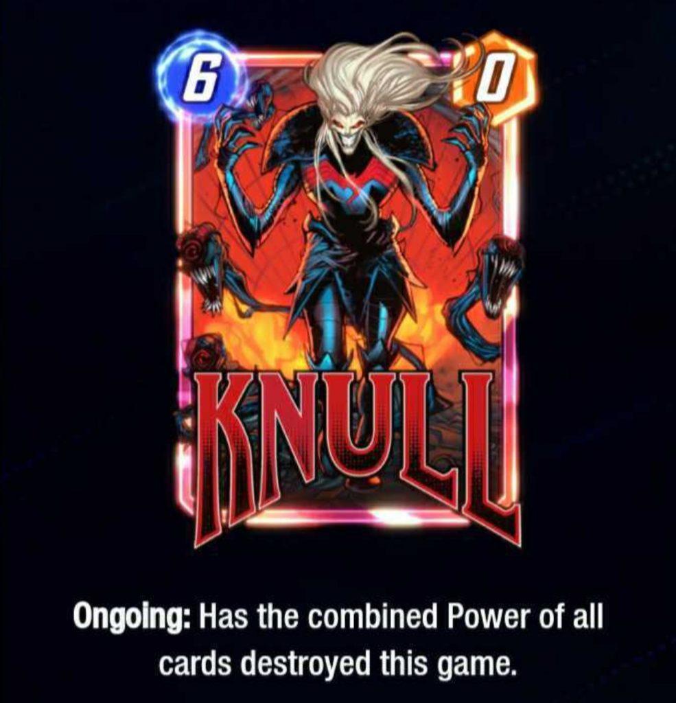 Knull card in Marvel Snap