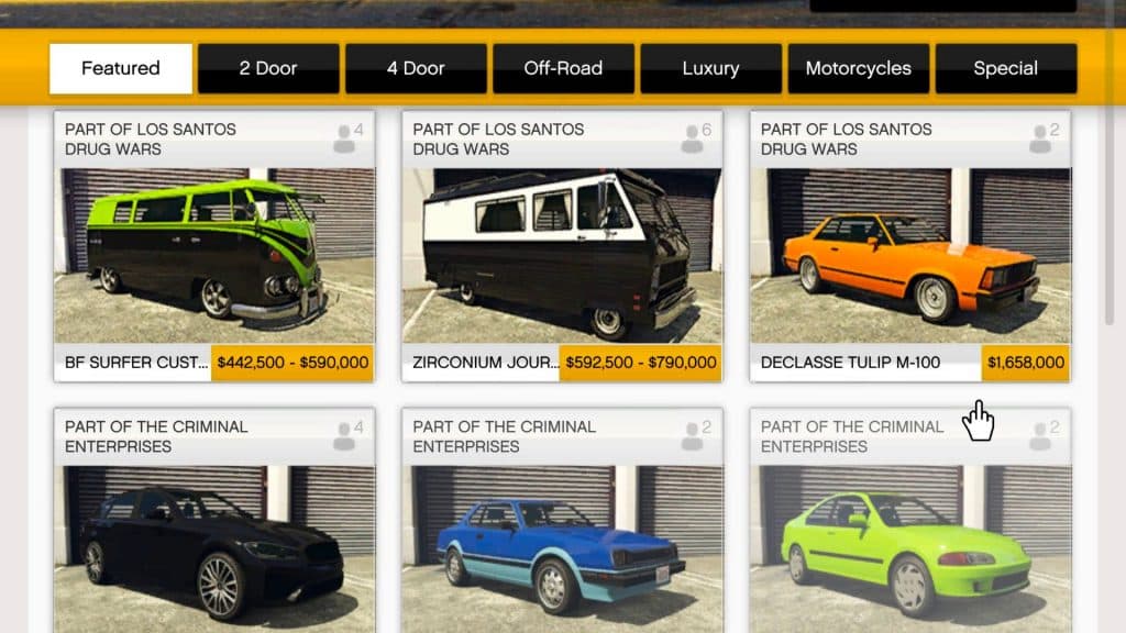 GTA Online Los Santos Drug Wars Cars: New cars, prices & more