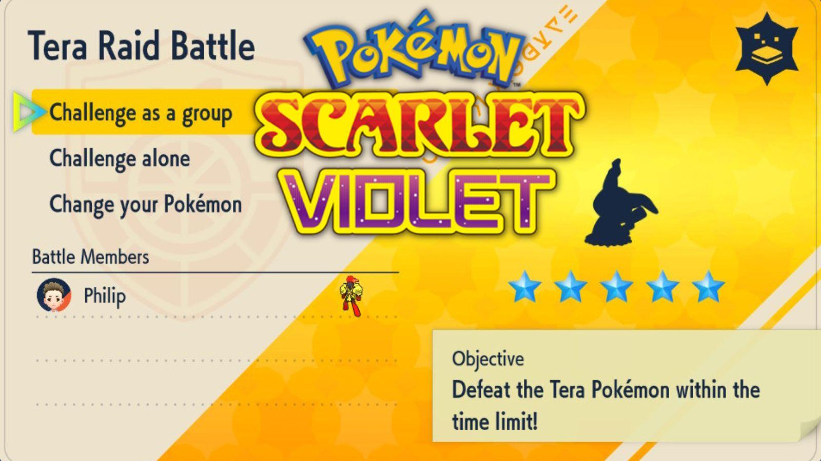 Tera Raid Battles — Pokémon Scarlet and Pokémon Violet