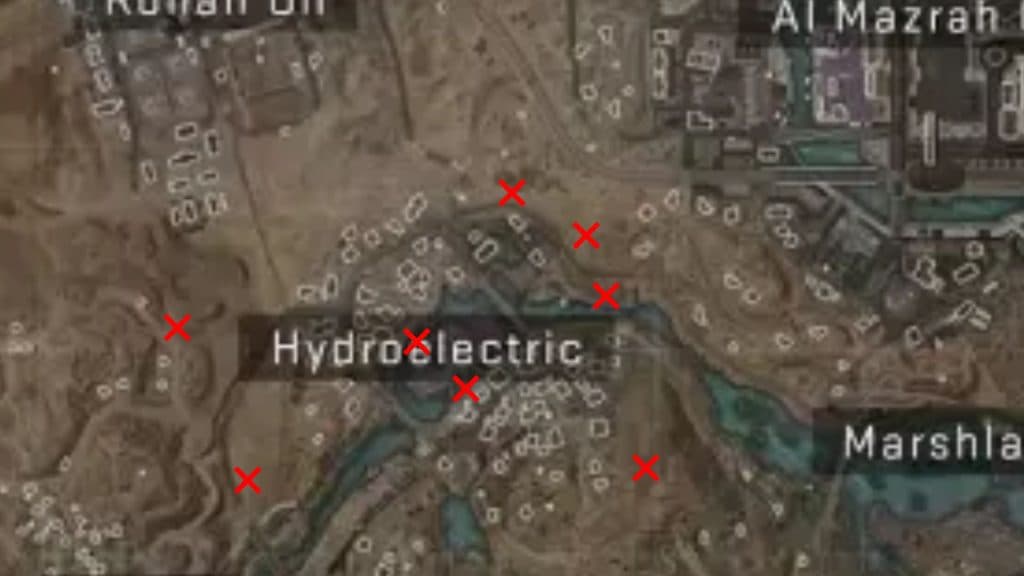 Hydroelectric cache location Warzone 2