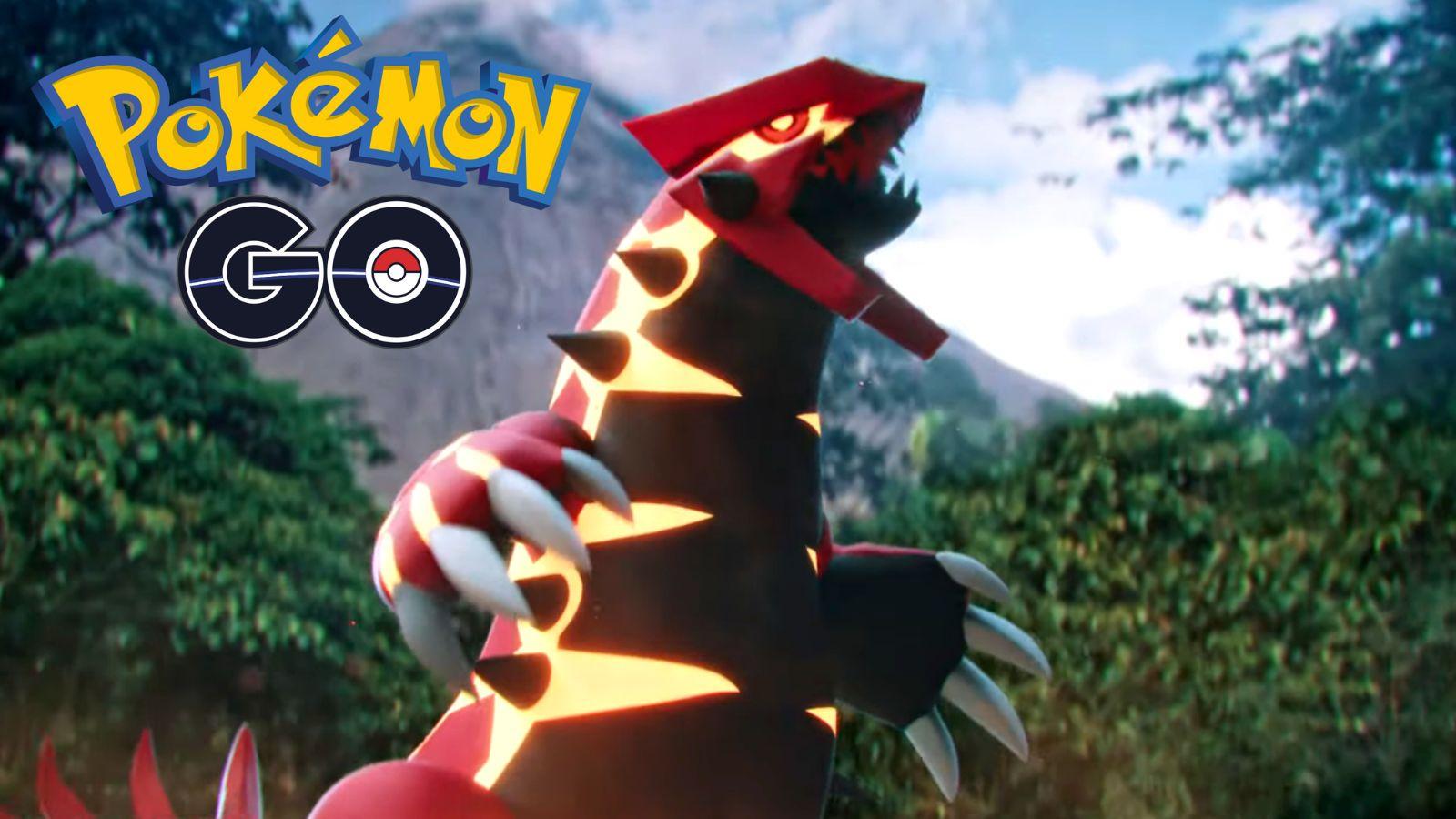 Catching a wild Shiny Primal Groudon in Pokémon Go!!! #pokemon #pokemo
