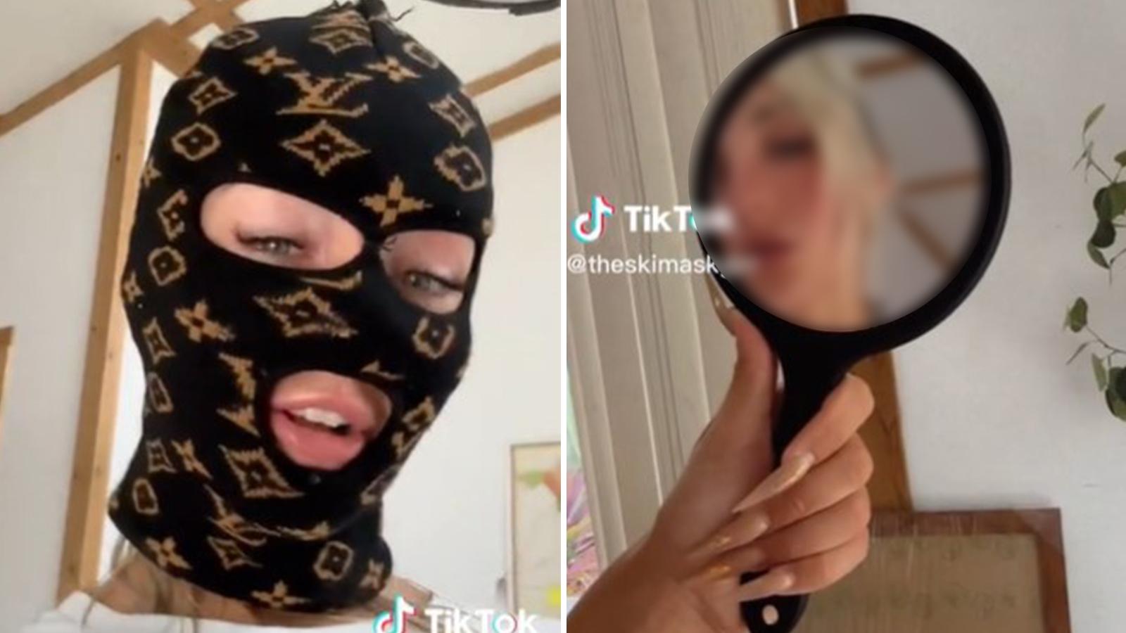 The TikTok star known as TheSkiMaskGirl has revealed her face - Tubefilter