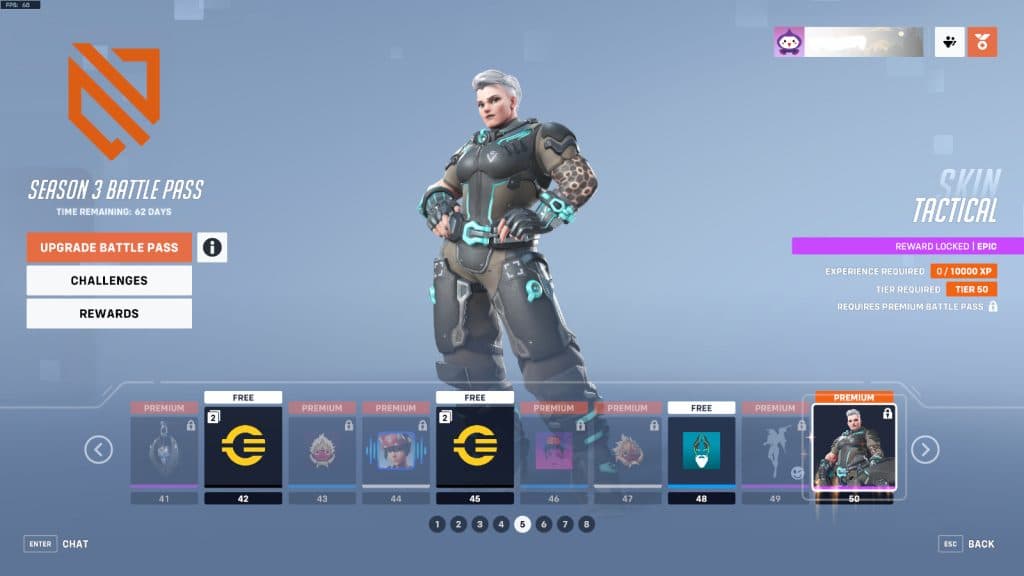 overwatch 2 season 3 battle pass level 41 - 50