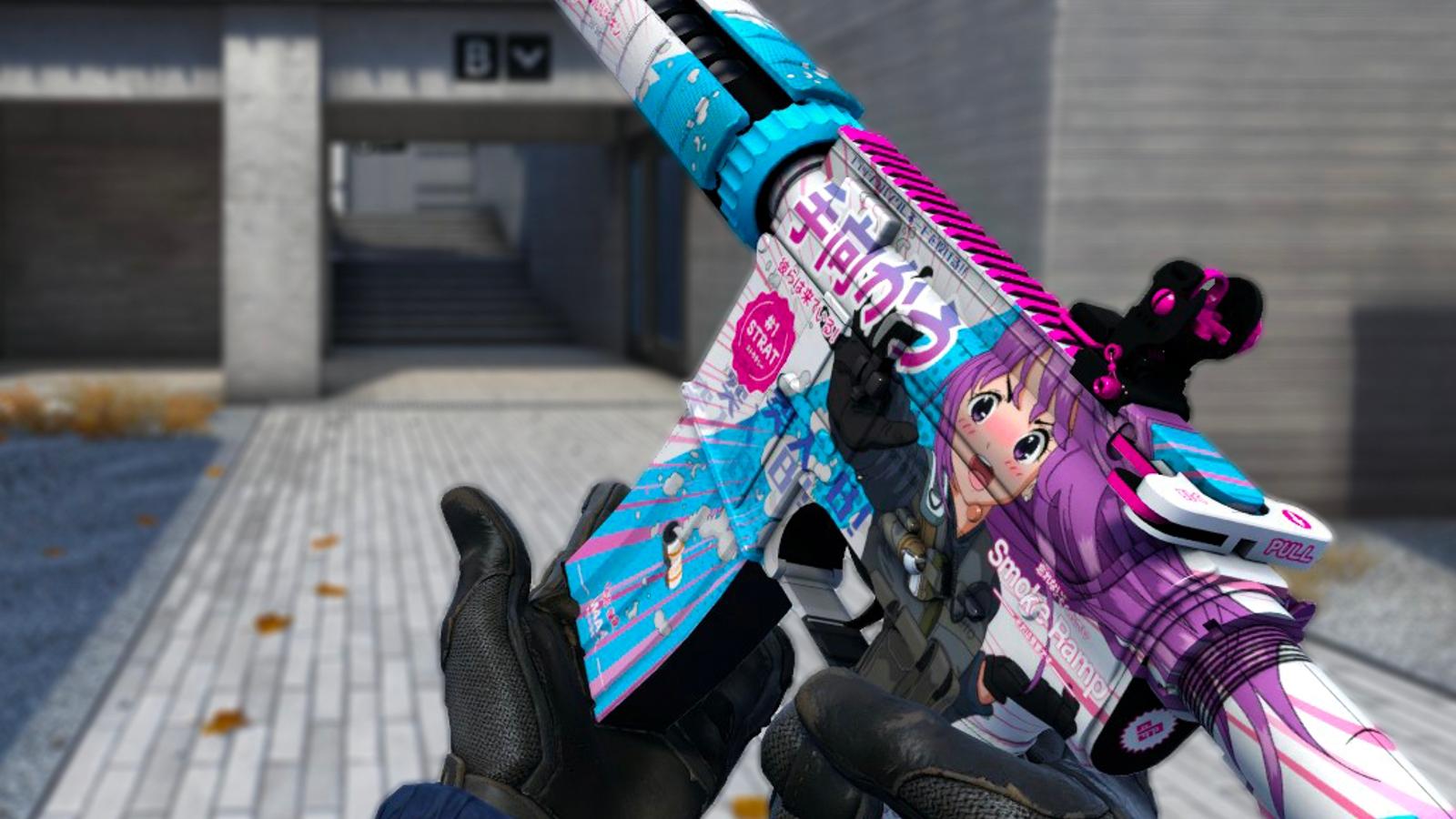 for apple download M4A4 Spider Lily cs go skin
