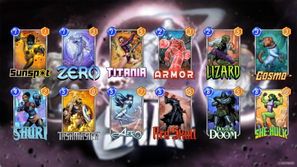 Marvel Snap Taskmaster Deck 2