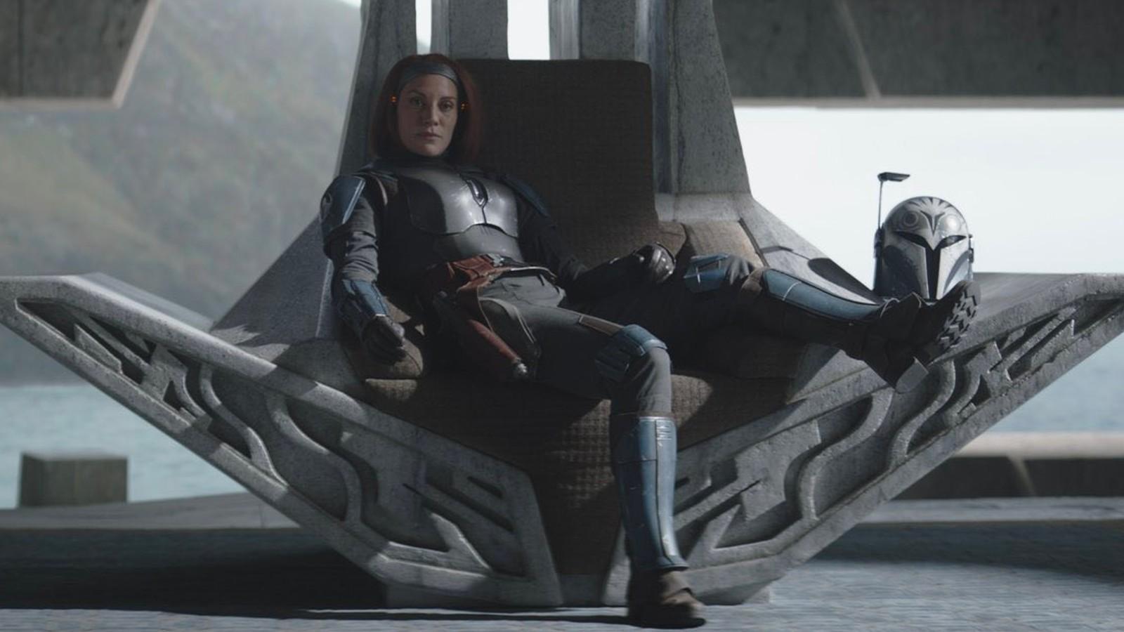 Bo-Katan in The Mandalorian Season 3 Episode 2