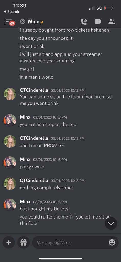 QTCinderella explains how JustAMinx cost her $50k by getting