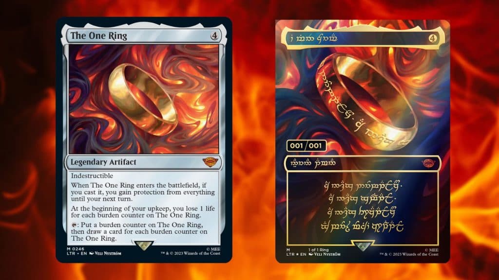 Magic: The Gathering's Lord of the Rings expansion includes fittingly ultra rare  card - Dexerto