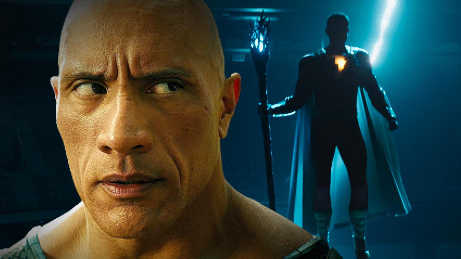 Dwayne Johnson y el elenco de “Black Adam” en su visita a la