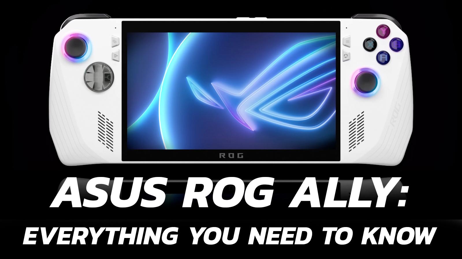 ROG Ally is now official: full specs of ASUS' first portable gaming console  •