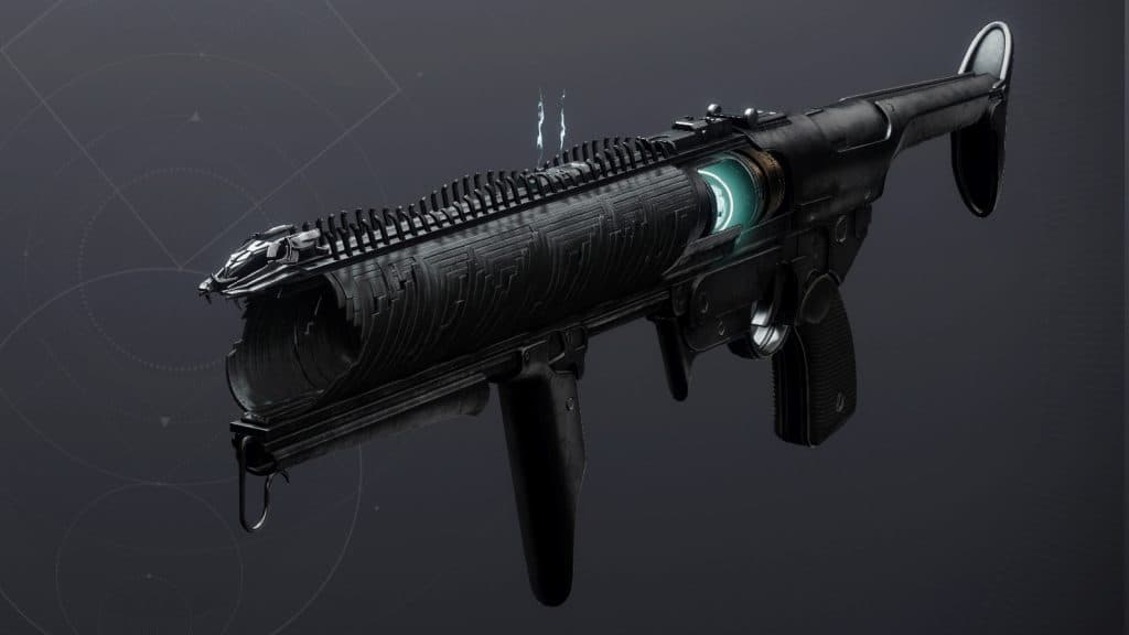 witherhoard exotic grenade launcher from destiny 2.