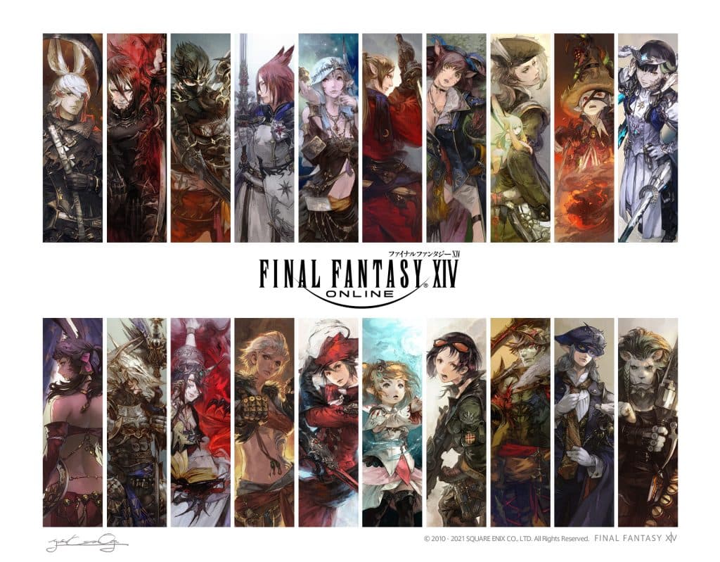 Final Fantasy XIV Jobs Artwork