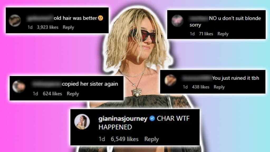 Comments about charlis new hair color