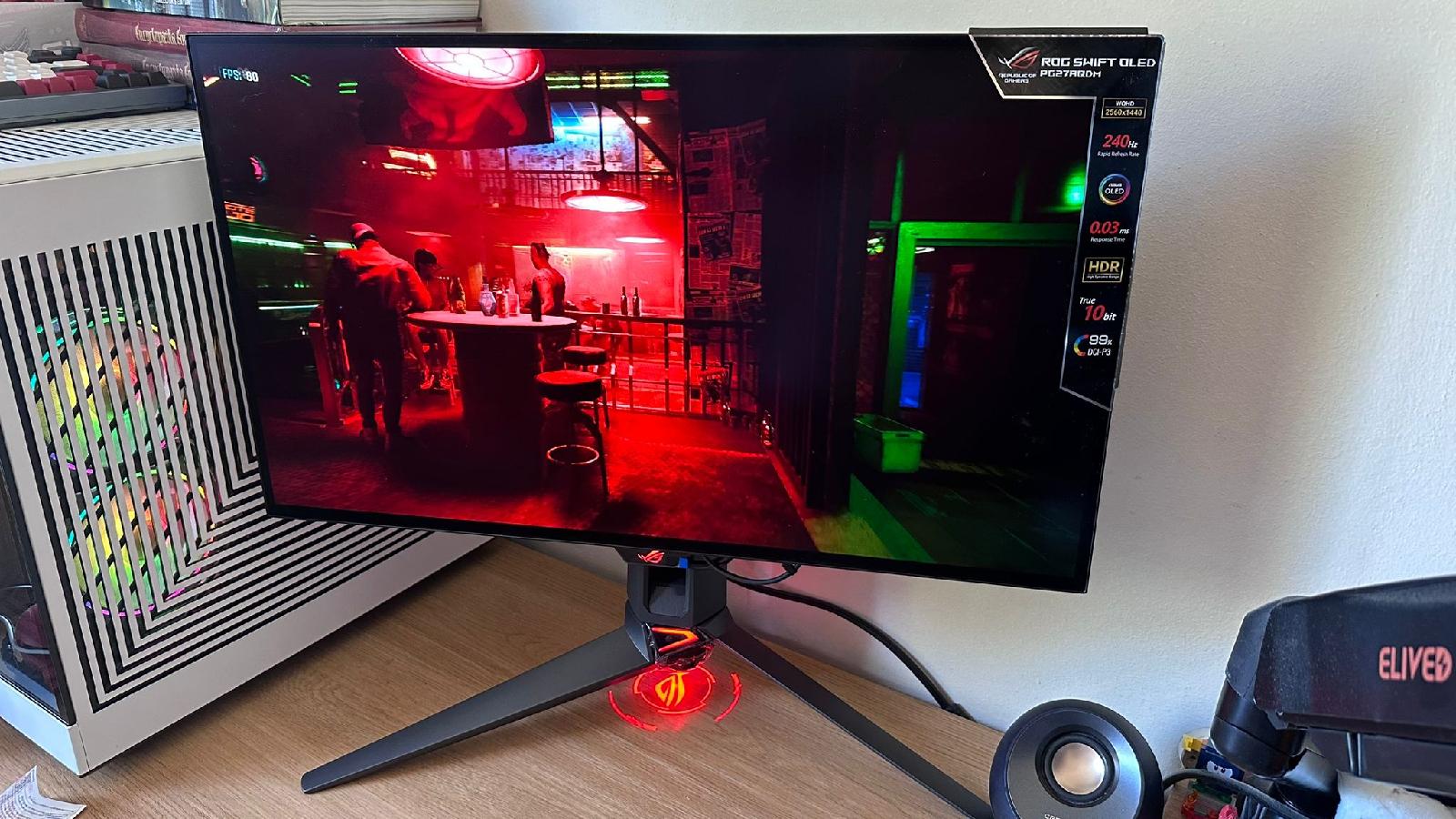 The ROG Swift OLED PG27AQDM hits the perfect sweet spot for gorgeous,  high-refresh gaming