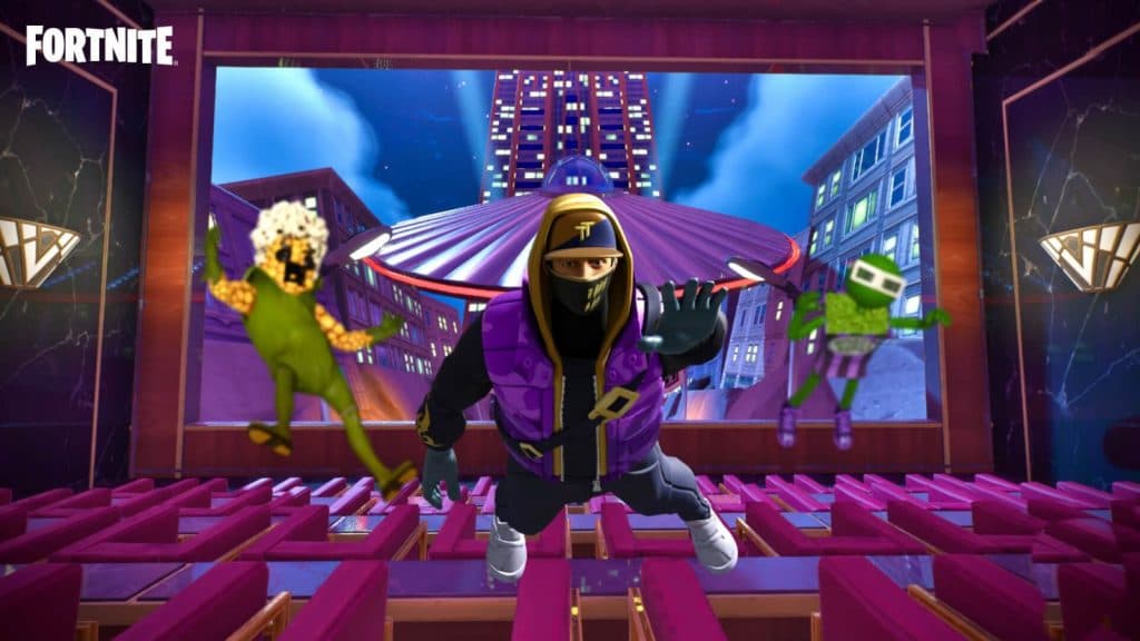 Cerebral Cinema Playwave Island in Fortnite