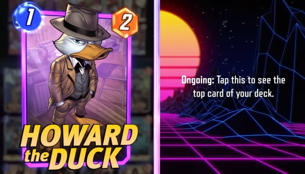 Marvel Snap Howard the Duck card