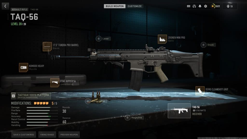 The top five guns in Modern Warfare 2