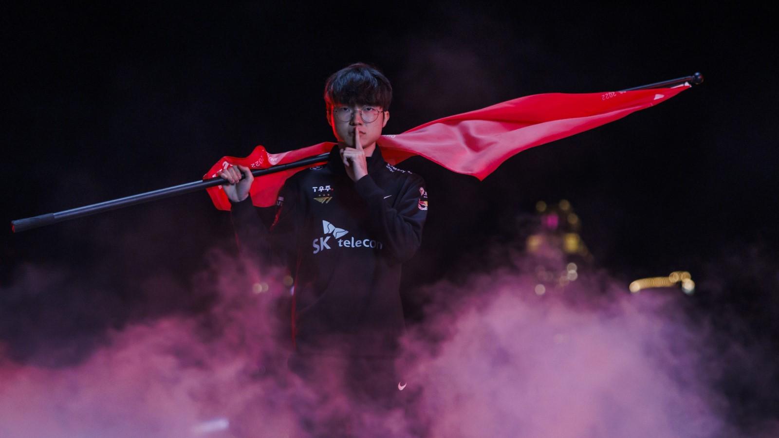 Faker ain't messing around when he said⁣ ⁣ #Worlds2023 #LeagueOfLegends  #T1 #T1Win #esports #gaming #fyp #reels #T1Faker #Faker