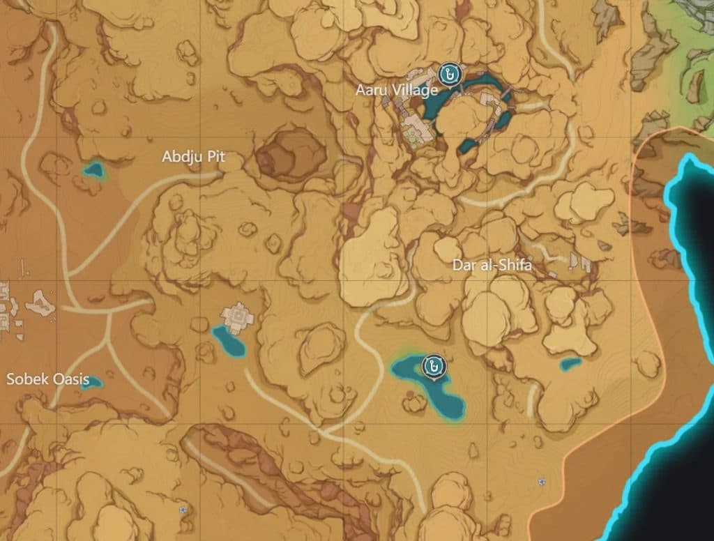 Fishing Spots Map