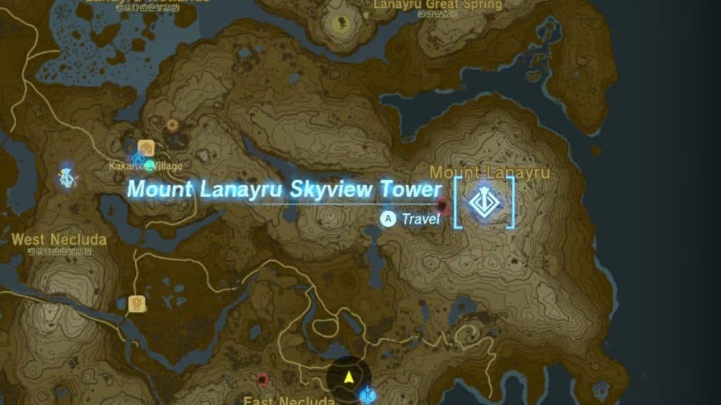 Mount Lanayru Skyview Tower