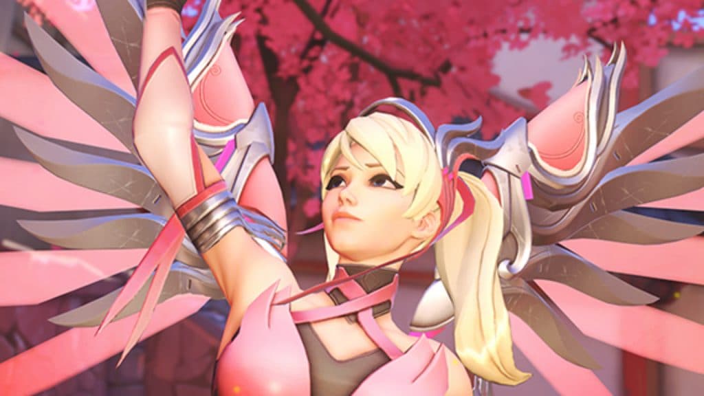 Pink mercy ow skin