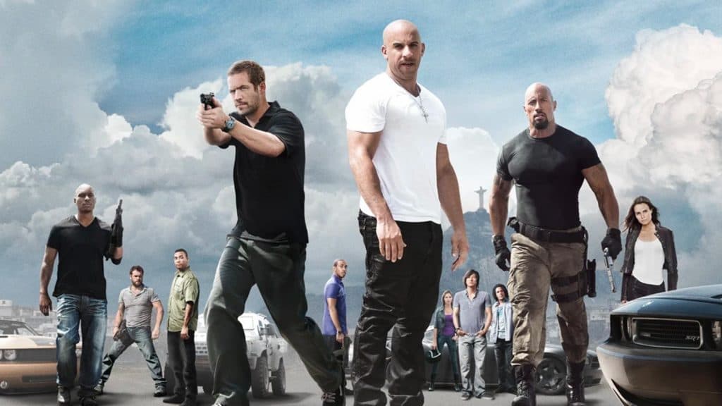 The cast of Fast Five