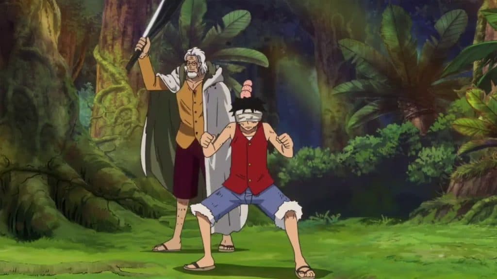 One Piece Luffy and Rayleigh