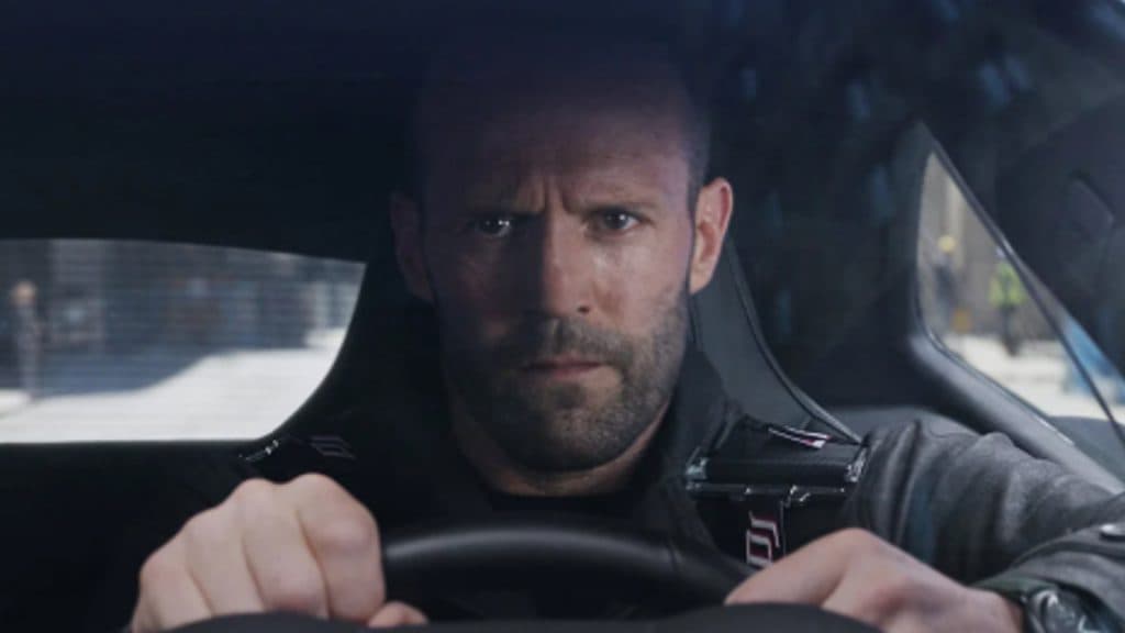 Deckard Shaw drives a car in Fast X