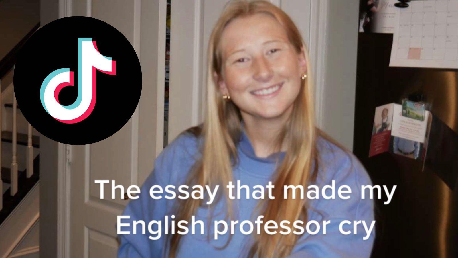 an essay that made my english professor cry
