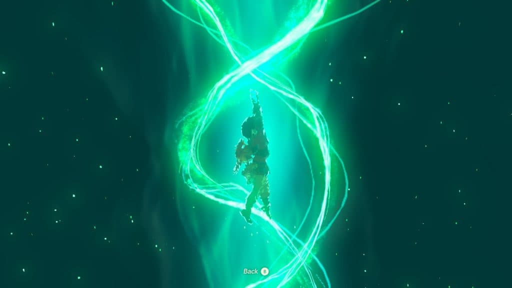 The Ascend ability in Zelda Tears of the Kingdom