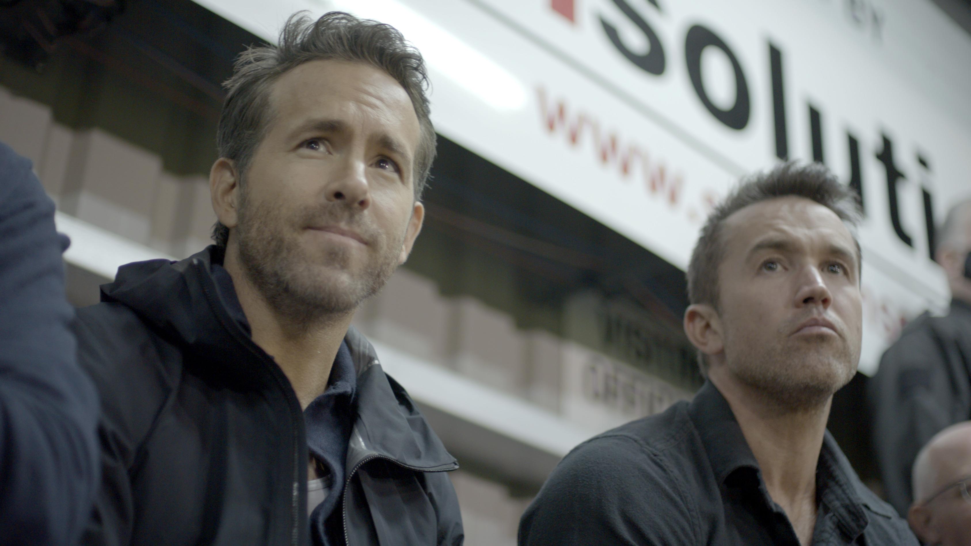 Ryan Reynolds and Rob McElhenney in Welcome to Wrexham