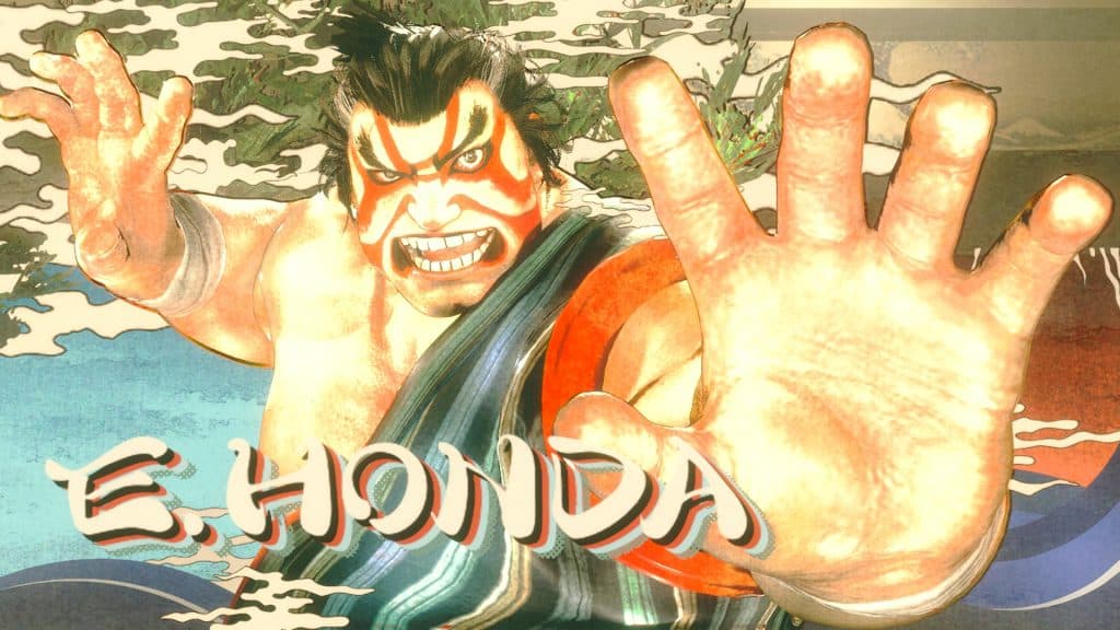 A screenshot of E.Honda from Street Fighter 6