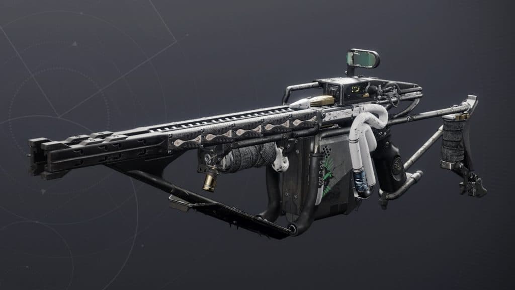 The Arbalest extoic linear fusion rifle from Destiny 2.