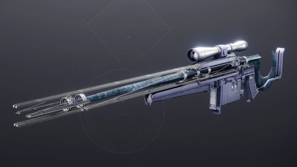 The Cloudstrike exotic sniper rifle from Destiny 2.