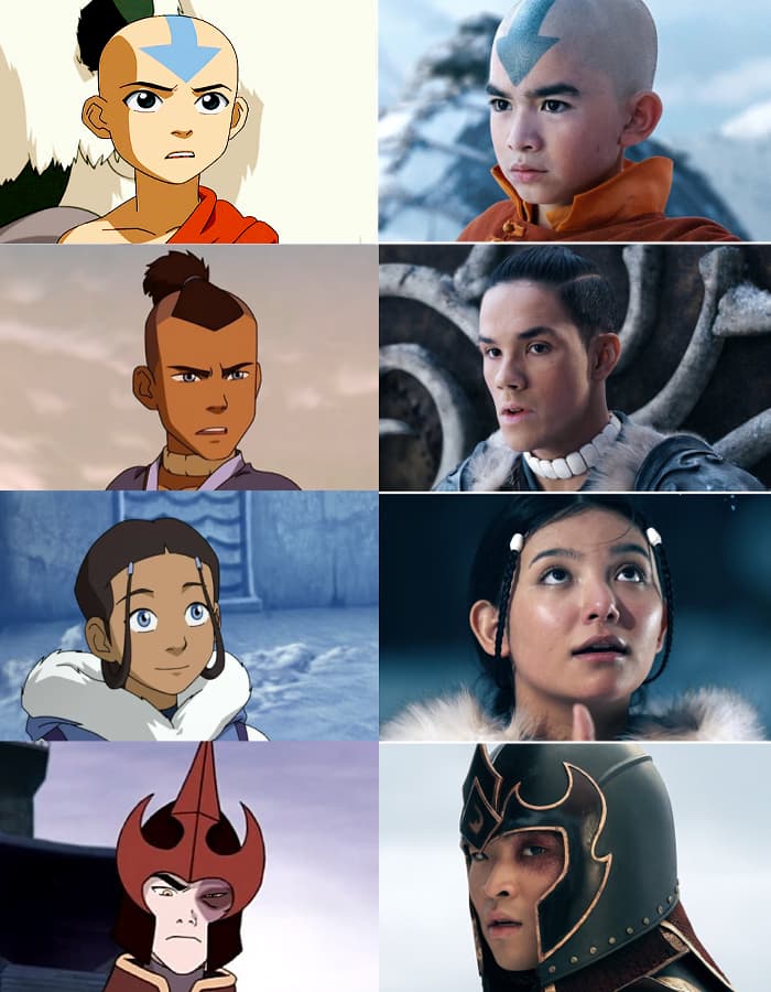 Netflix Is Showing A First Look At The Characters From The Live Action Avatar The Last Airbender