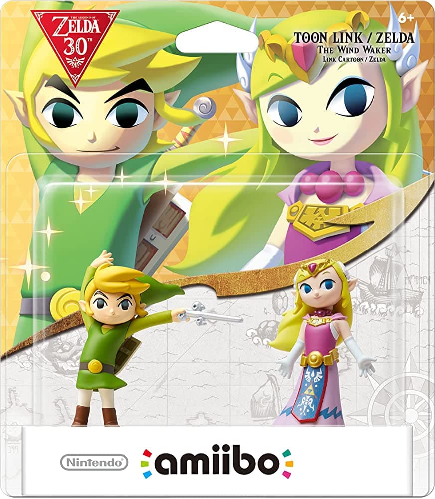 toon link and zelda amiibo