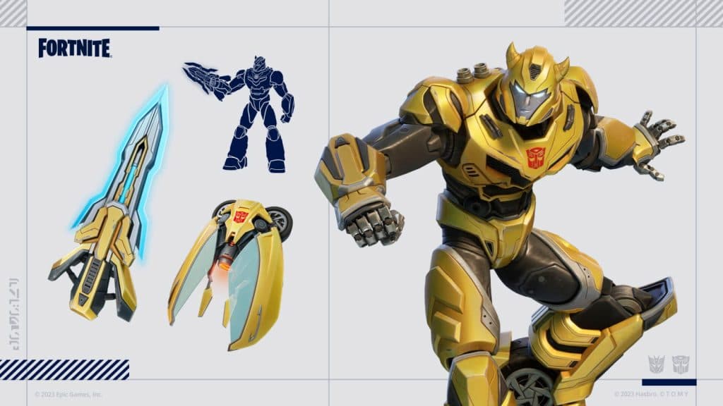 Fortnite's Transformers Pack invites players to roll out with new items  this fall - Dexerto