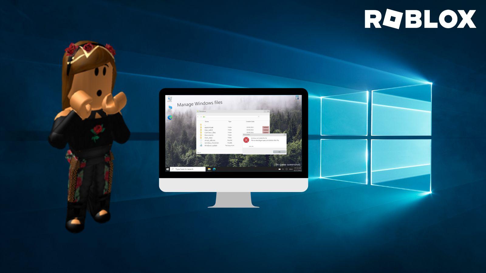 Making a roblox version of windows 10 (Link to game will be in