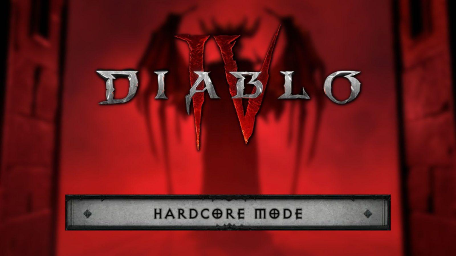 diablo 4 hardcore mode and logo