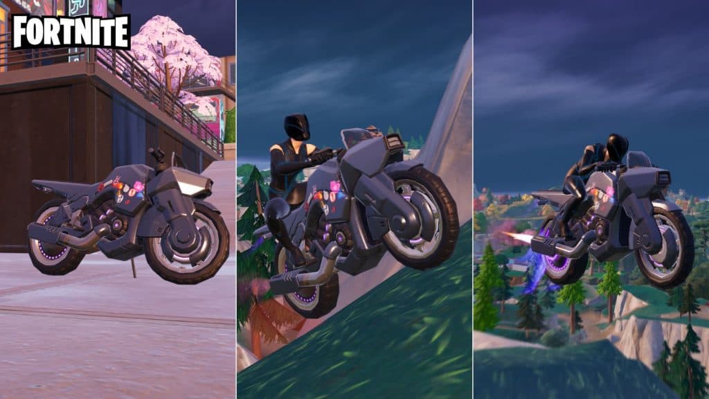 Rogue Bike quest steps in Fortnite