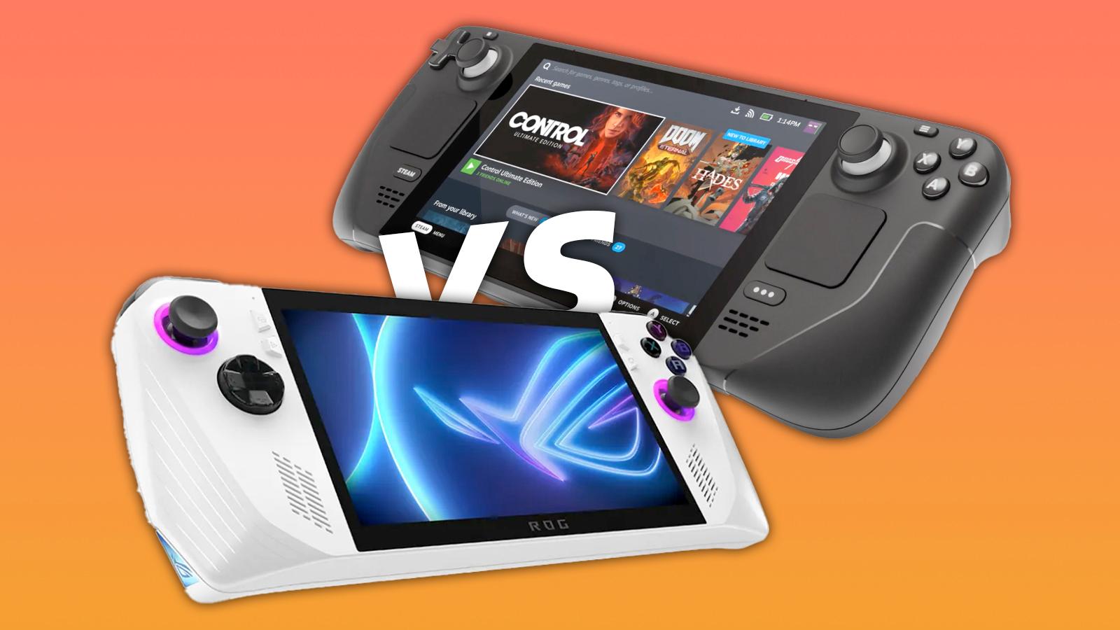 Steam Deck vs Asus ROG Ally: Which console is better?