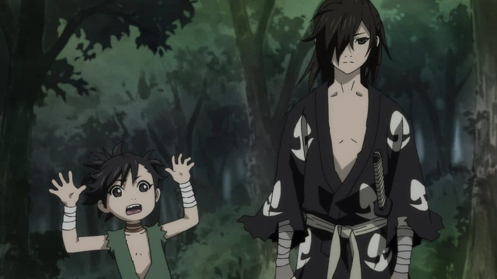 A still from the 2019 reboot of Dororo