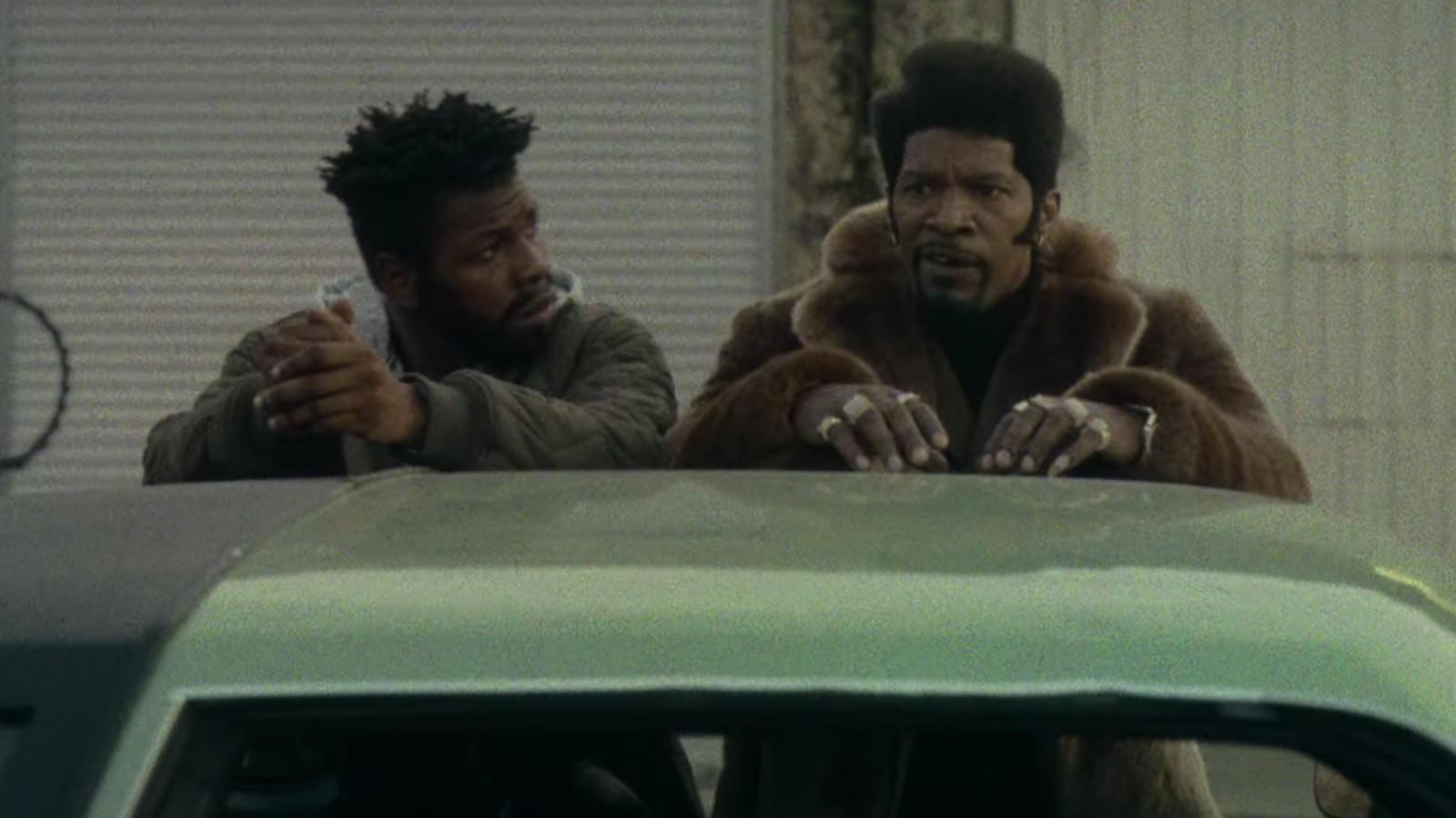 John Boyega and Jamie Foxx in They Cloned Tyrone